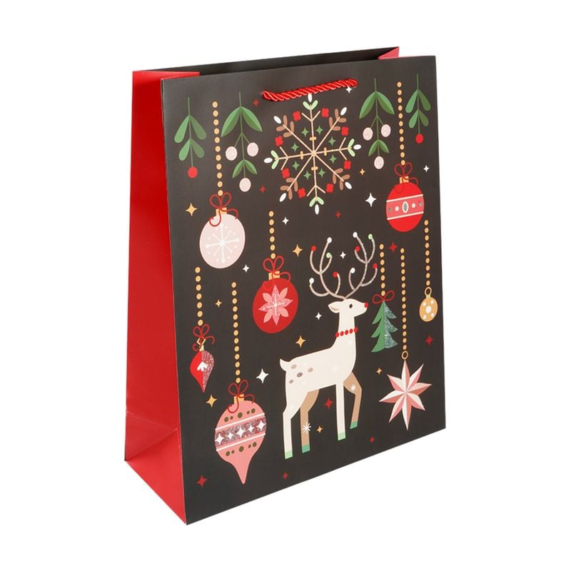 Ziemassvētku dāvanu maisiņš, 32x26x10 cm