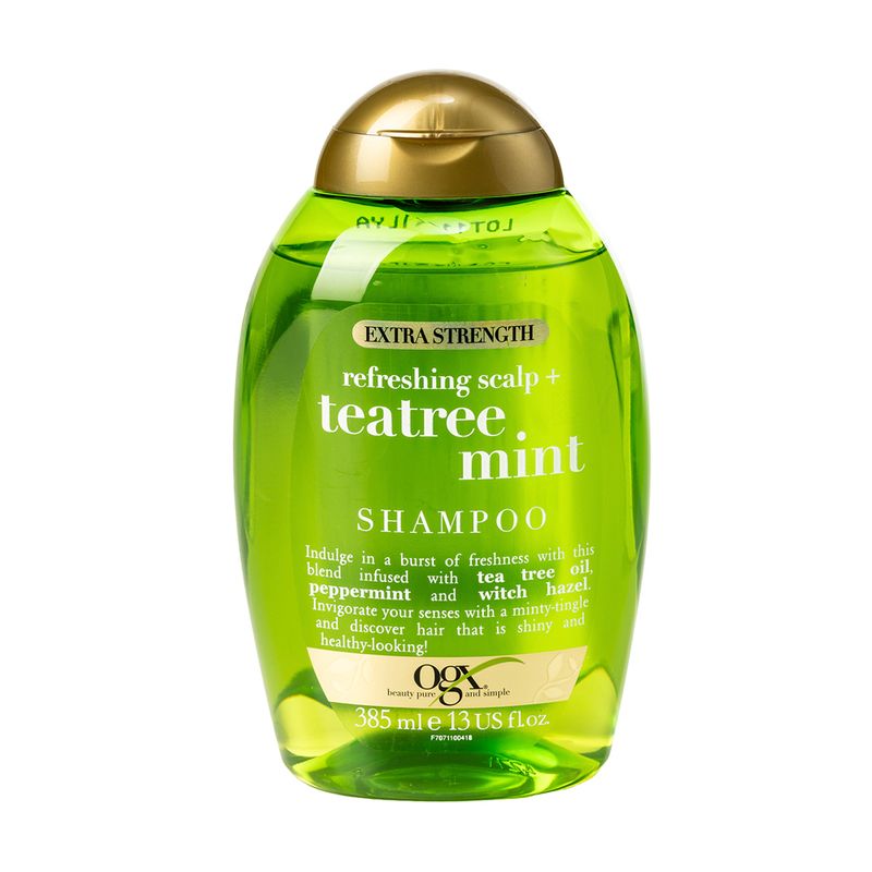 Šampūns, OGX TEATREE X-STR, 385 ml