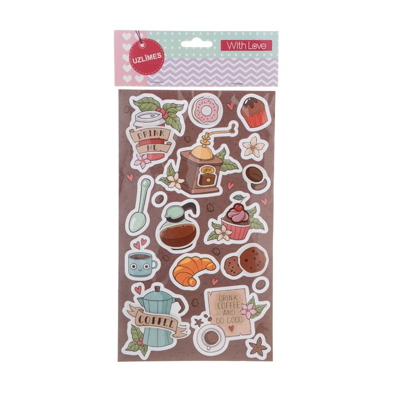 Uzlīmes, 25.5x14.5 cm, dažādi veidi