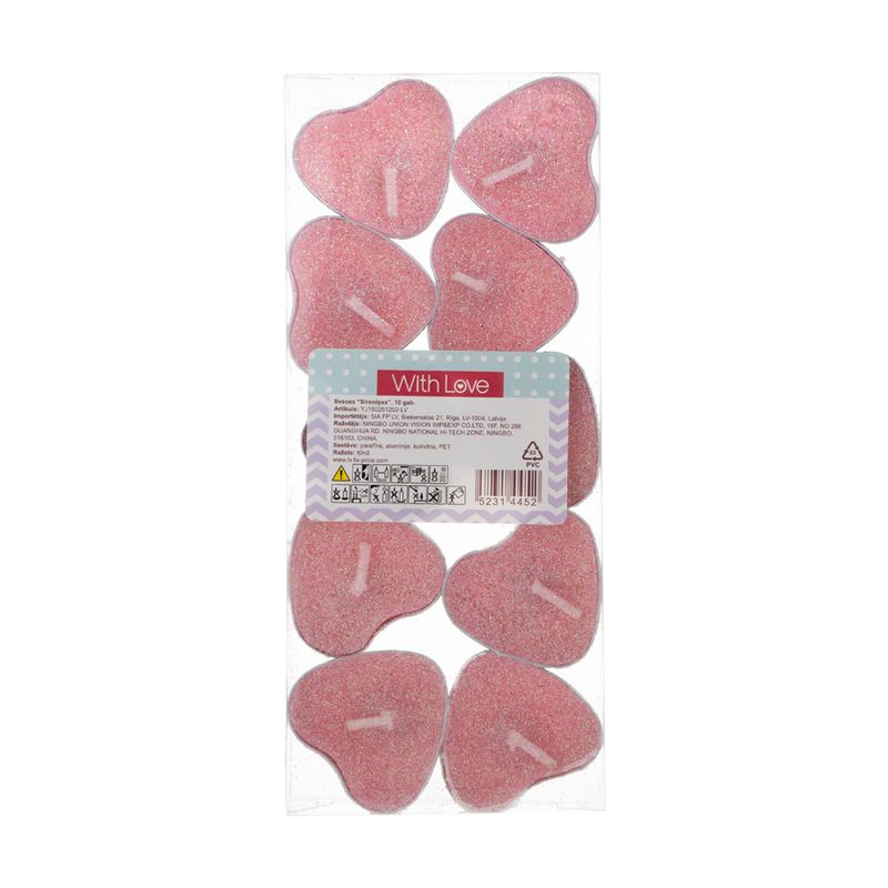 Tējas svecītes, 10 gab.