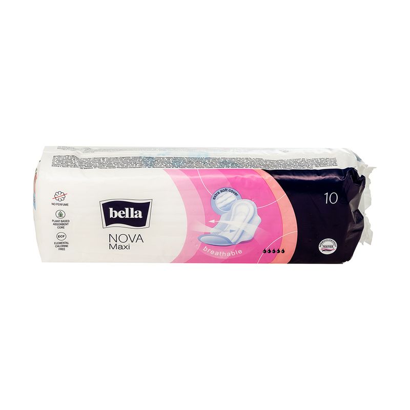 Higiēniskās paketes BELLA Nova Maxi, 10 gab.