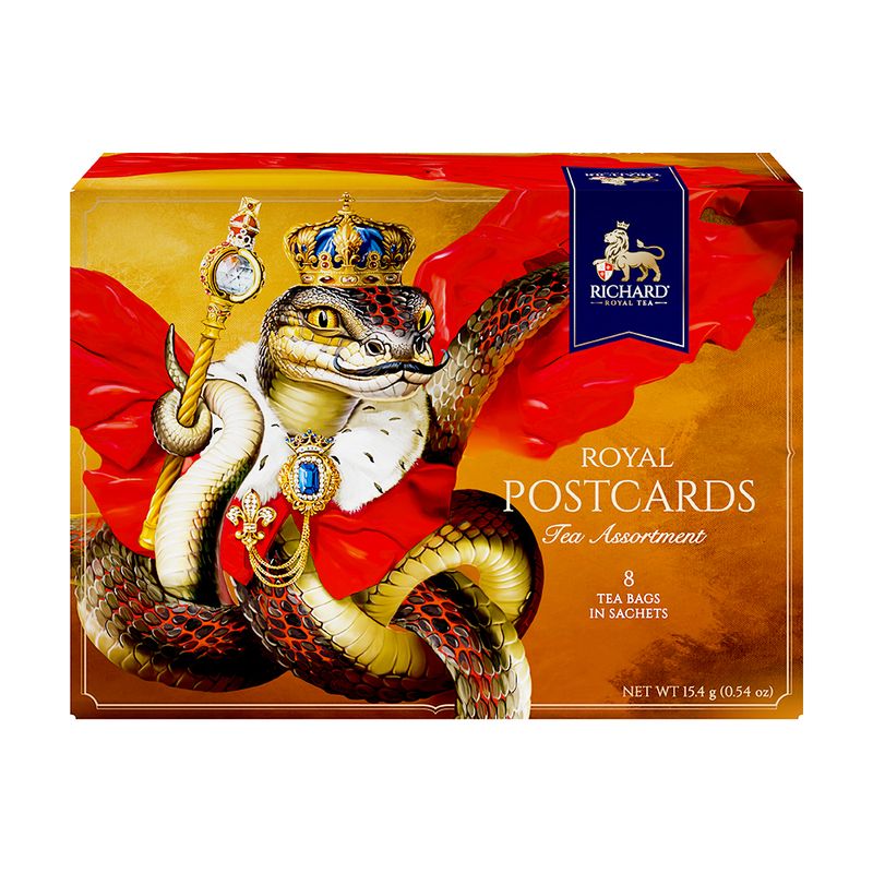 Tēju izlase Richard, Royal Postcards, 8 gab.