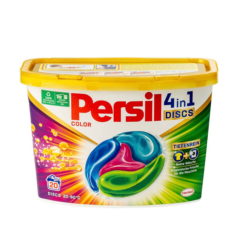 Veļas mazgājamās kapsulas Persil Color 4in1, 20 gab.