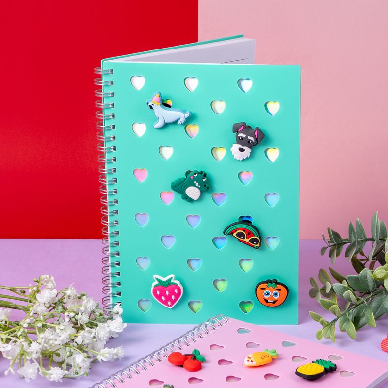 Piezīmju klade ar dekoratīviem elementiem, 80 lapas