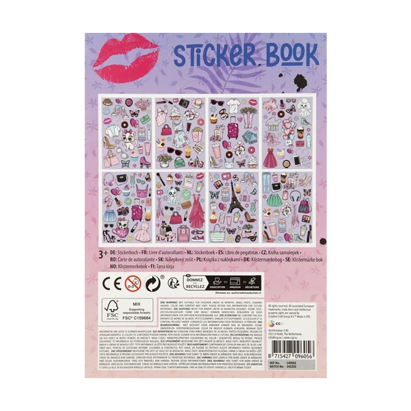 Uzlīmju grāmata "Besties", A5, 8 lpp.