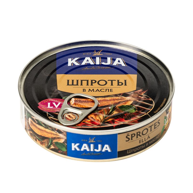 Šprotes eļļā Kaija, 160 g