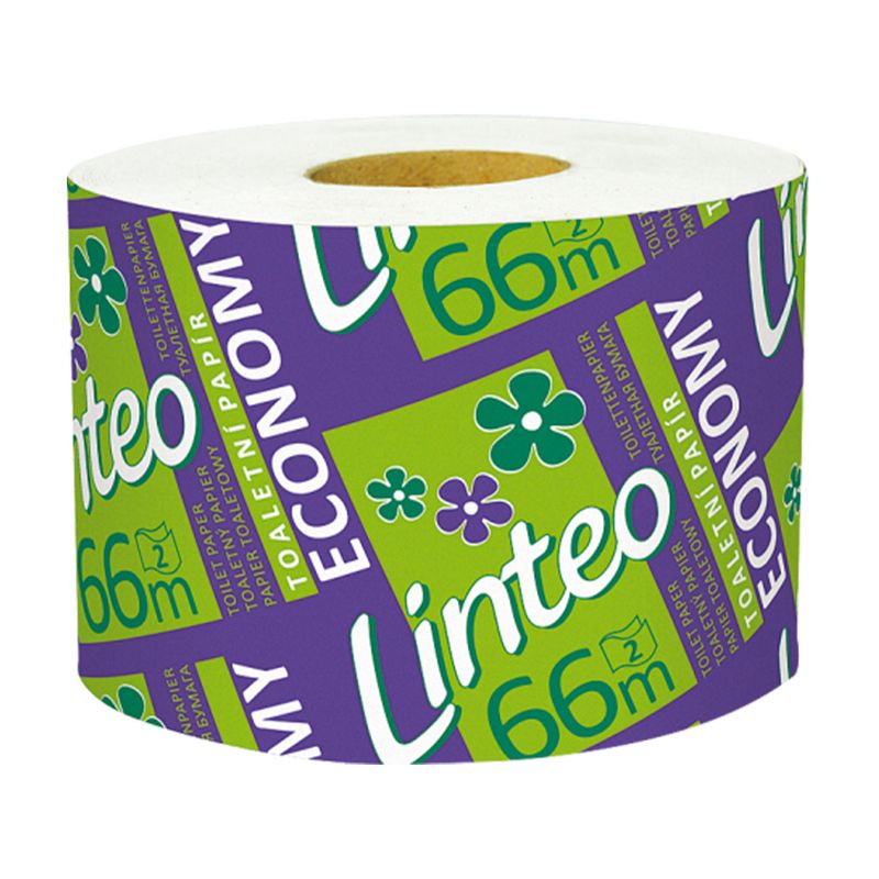 Tualetes papīrs Linteo Economy, 2 slāņu, 66 m