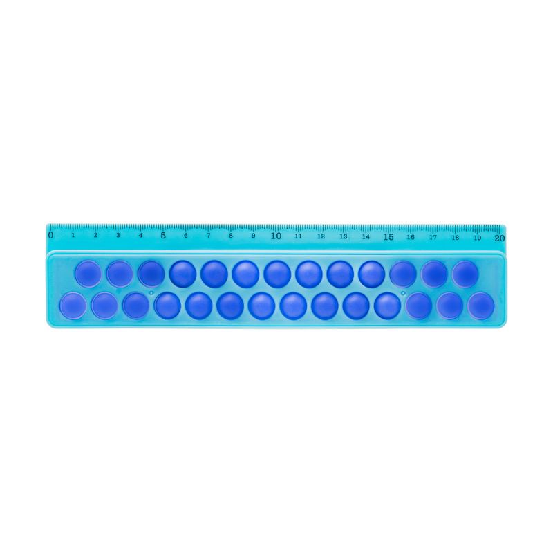 Pop it lineāls, Hupper Dupper, 20 cm, dažādas krāsas