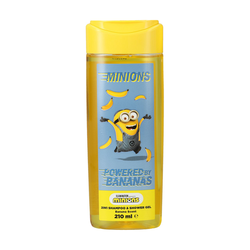 Bērnu šampūns-dušas želeja Minions divi vienā, 210 ml