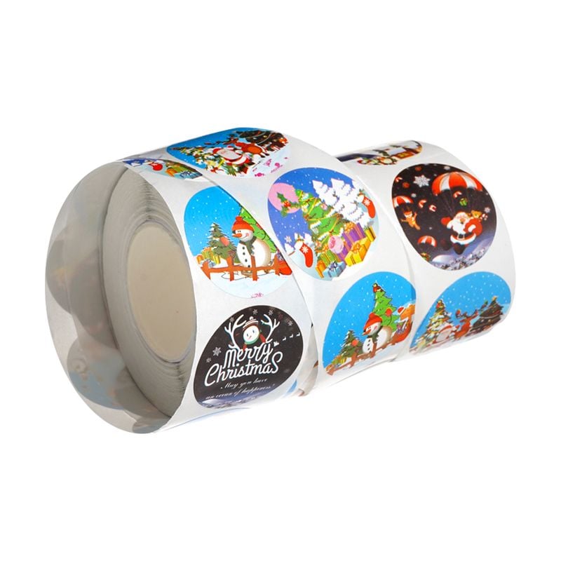 Ziemassvētku uzlīmes, 2.7x5.5 cm