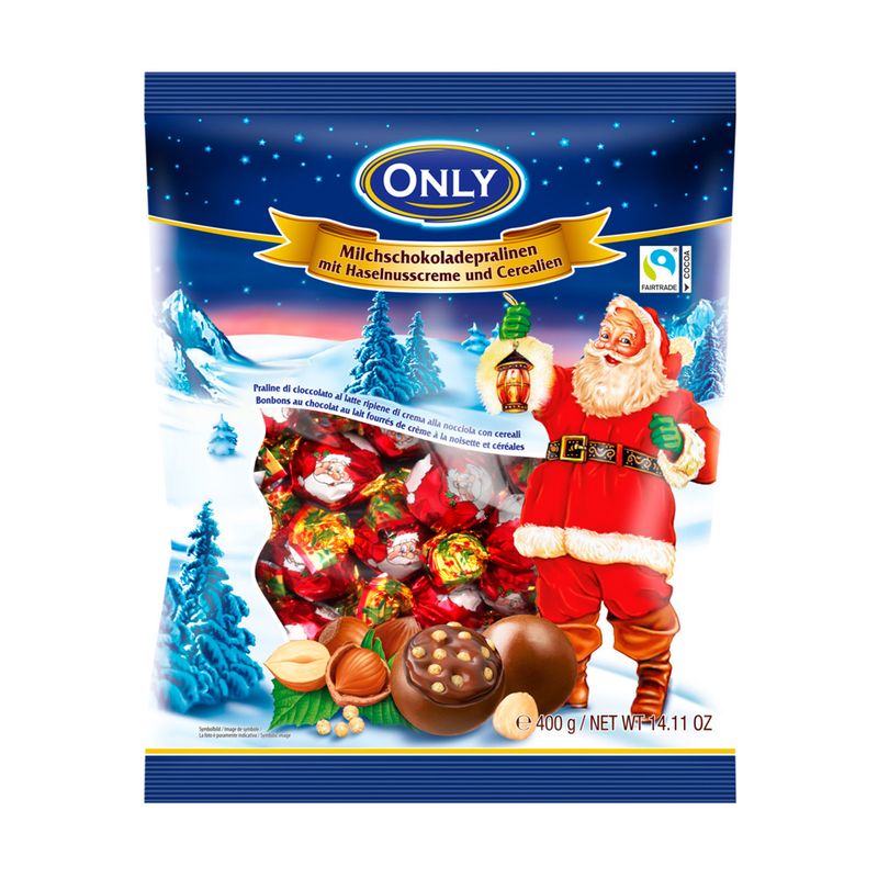 Piena šokolādes konfektes Only, 400 g