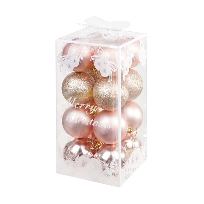 Ziemassvētku bumbas, 16 gab., Ø6cm