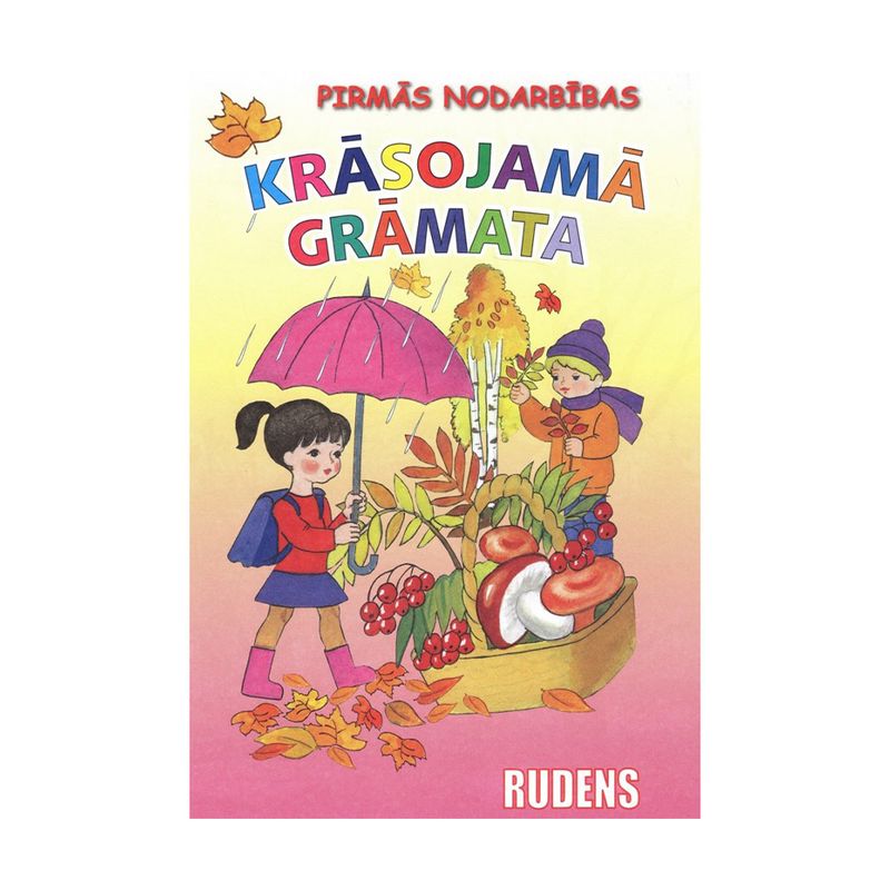 Krāsojamā grāmata Pirmās nodarbības, dažādi veidi