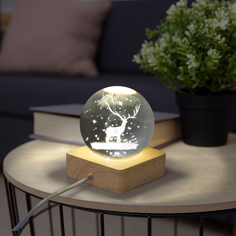 Nakts lampa "Stikla bumba"