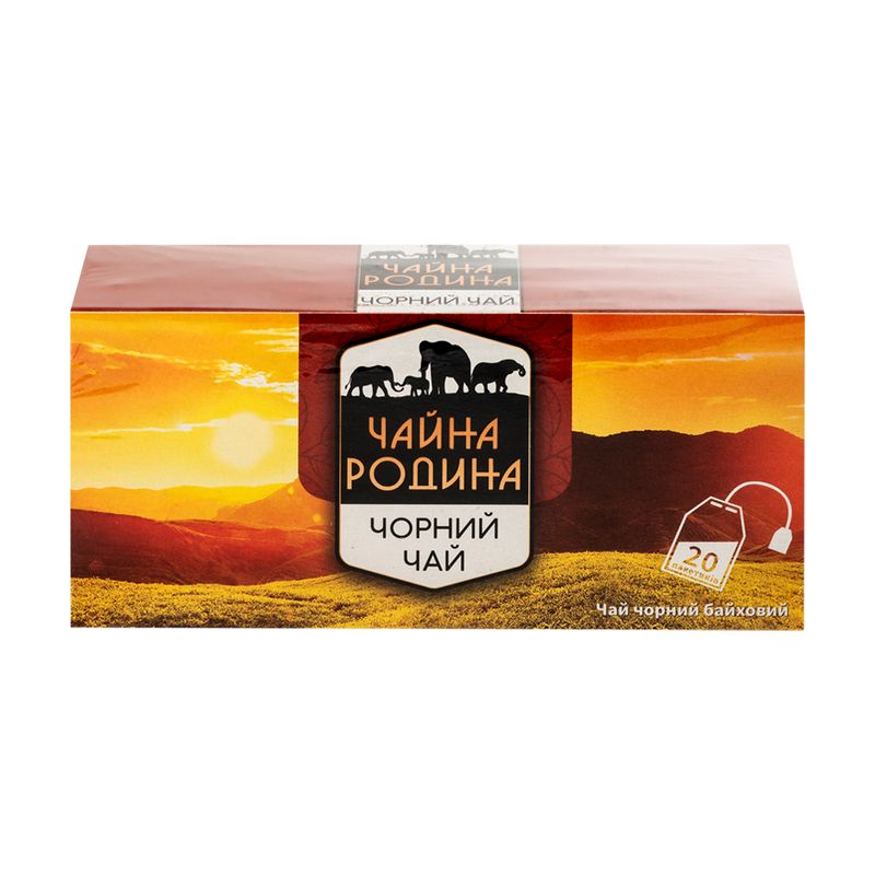 Tēja Chayna Rodyna, Black Tea, 20x1.5 g