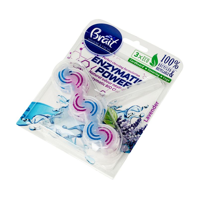 Tualetes bloks, Brait, 45 g, dažādi veidi