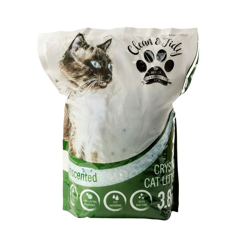 Silikona smiltis kaķu tualetei, 3.8 l