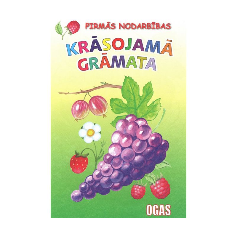 Krāsojamā grāmata Pirmās nodarbības, dažādi veidi