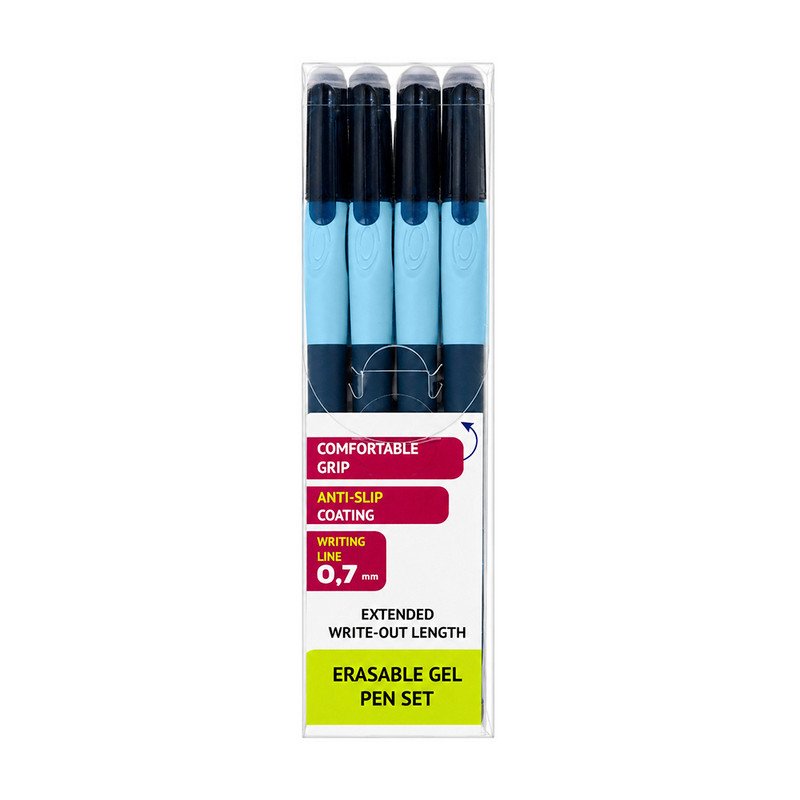 Gēla pildspalvu kompl.ar dzeš.tint. 4 gb