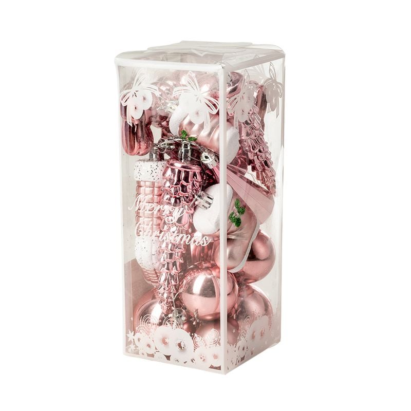 Eglītes rotājumu komplekts, 21 gab.