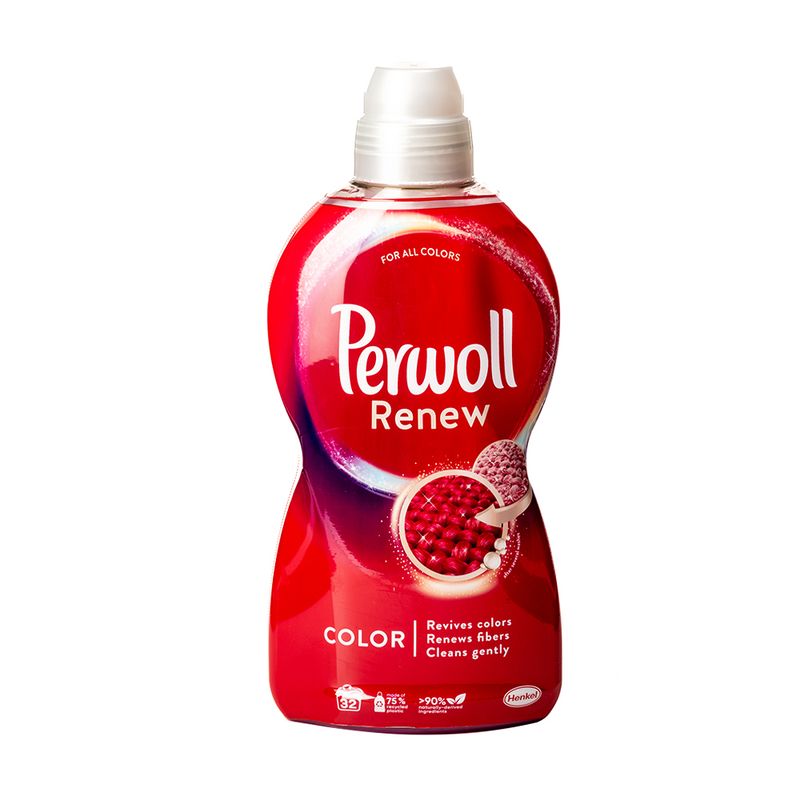 Veļas mazgāšanas līdzeklis PERWOLL,  1.92 l