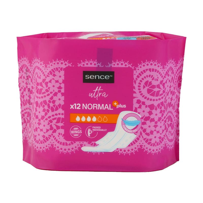 Higiēniskās paketes Sence Normal Plus, 12 gab.