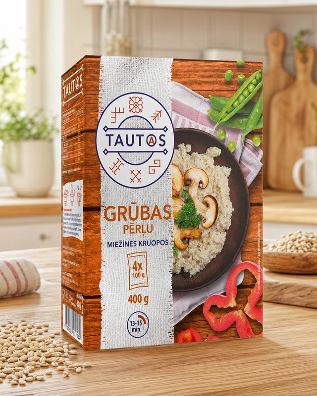 Pērļu grūbas TAUTAS, 4x100 g