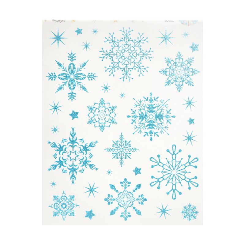 Ziemassvētku uzlīmes logiem, 42x30 cm