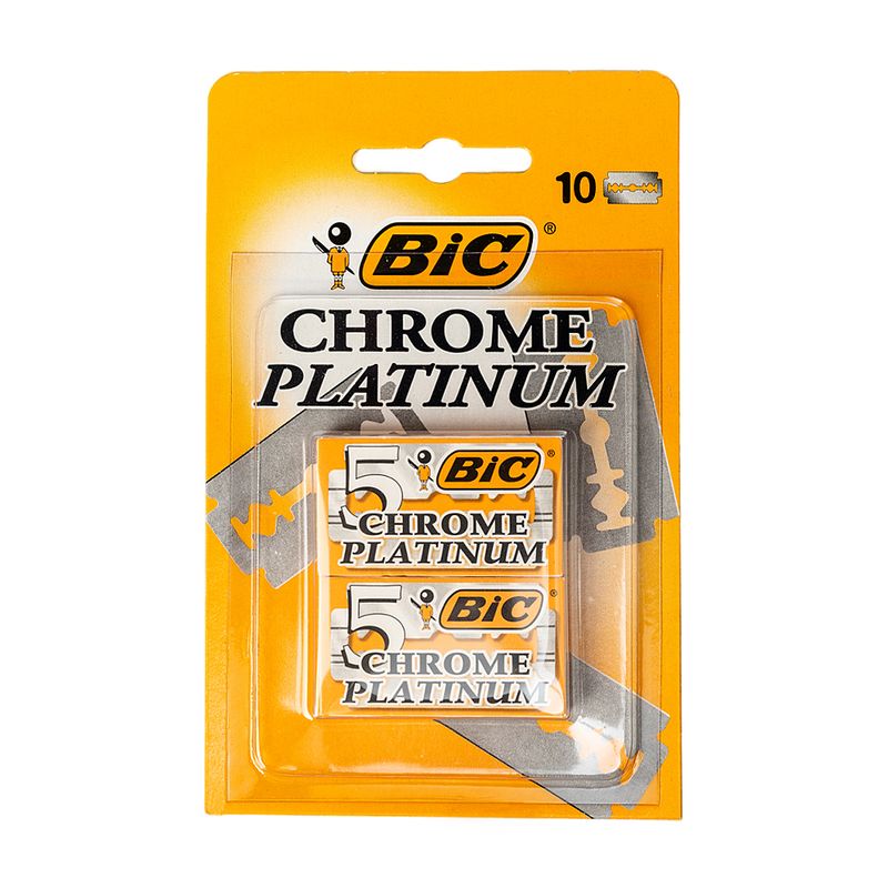 Asmeņi Bic platinum chrome, 10 gab.