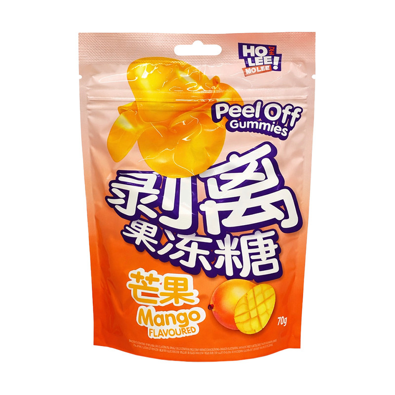 Želejas konfektes Ho Lee Mo Lee! Peel off, 70 g, dažādas garšas