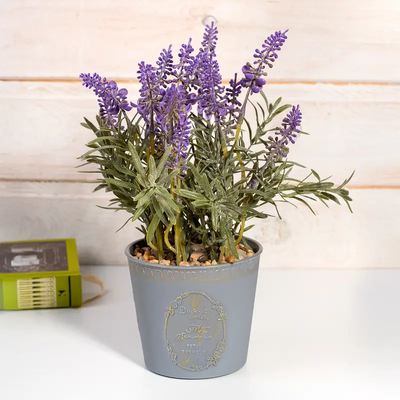 Mākslīgs augs podiņā, Lavanda