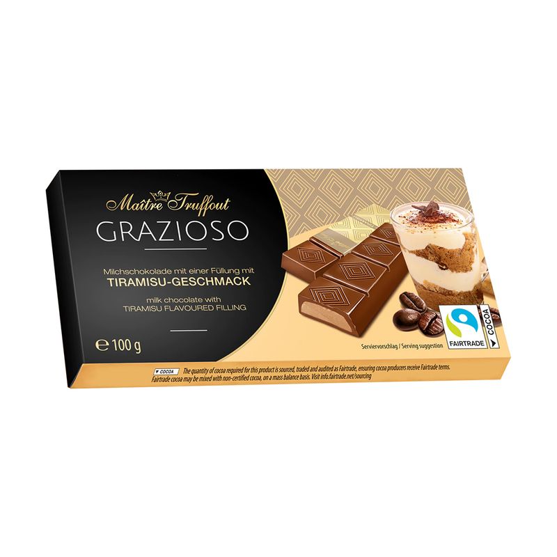 Šokolāde Grazioso 100g (8x12,5g) sort