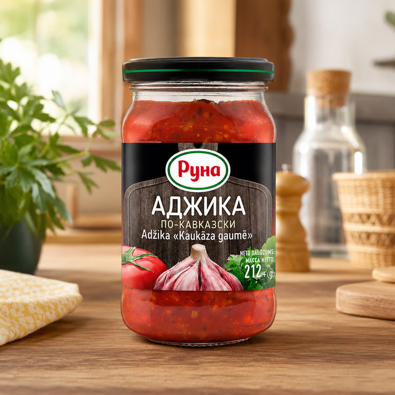 Adžika Runa, 212 g, dažādi veidi