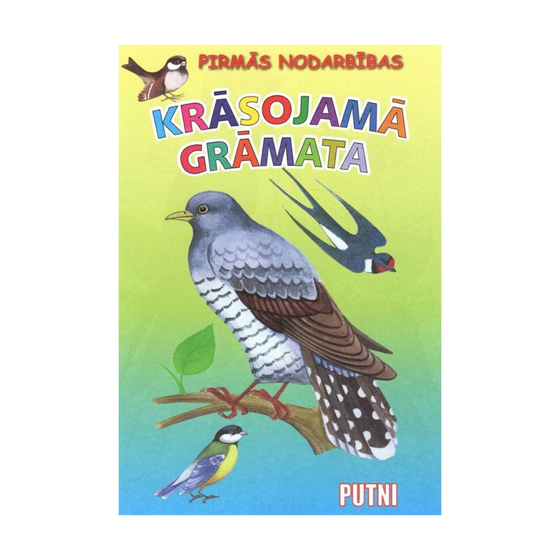 Krāsojamā grāmata Pirmās nodarbības, dažādi veidi