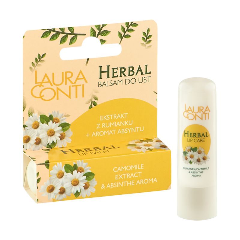 Lūpu balzāms Laura Conti Herbal, 4.8 g, dažādi veidi