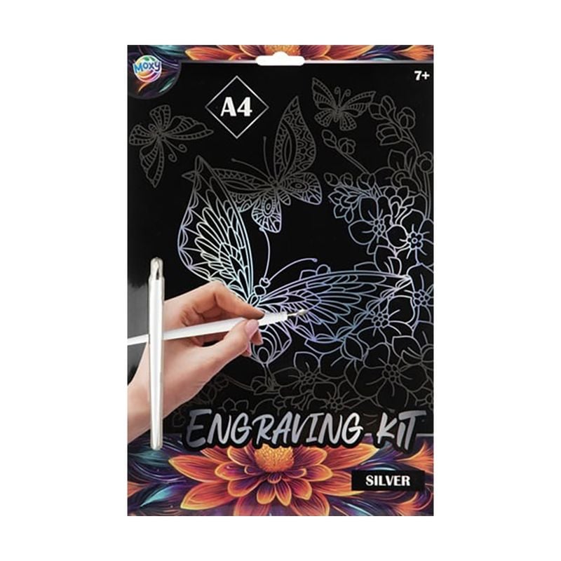 Skrāpējamā papīra mākslas komplekts