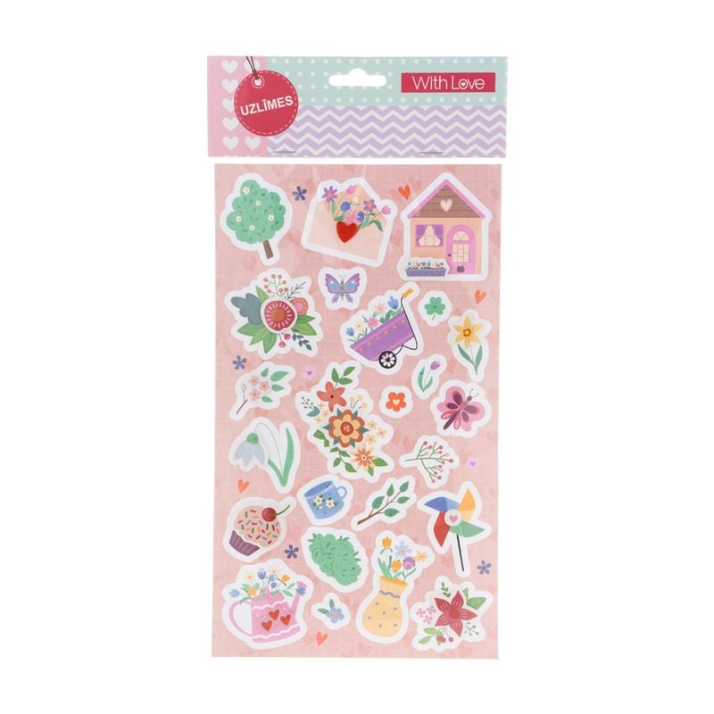 Uzlīmes, 25.5x14.5 cm, dažādi veidi