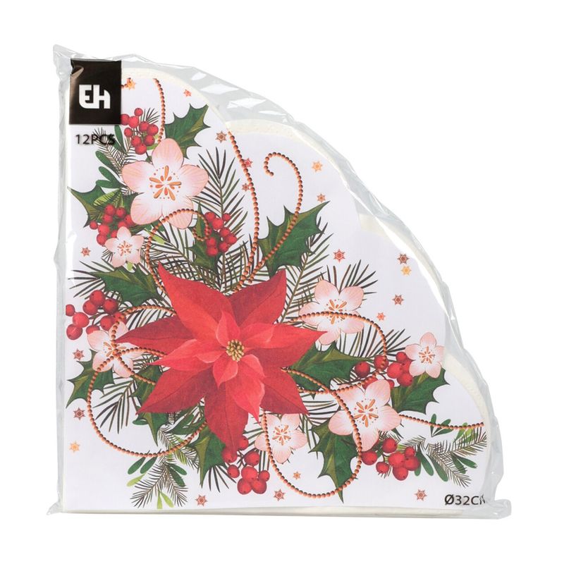 Salvetes, apaļas, 32 cm, 12 gab.