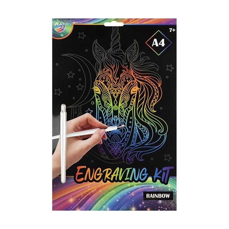 Skrāpējamā papīra mākslas komplekts