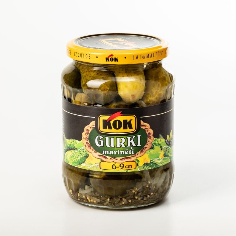 Marinēti gurķi KOK, 680 g