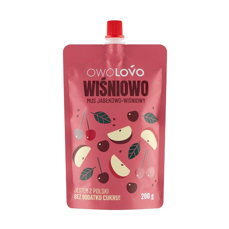 Augļu biezenis OWOLOVO, 200 g, dažādi veidi