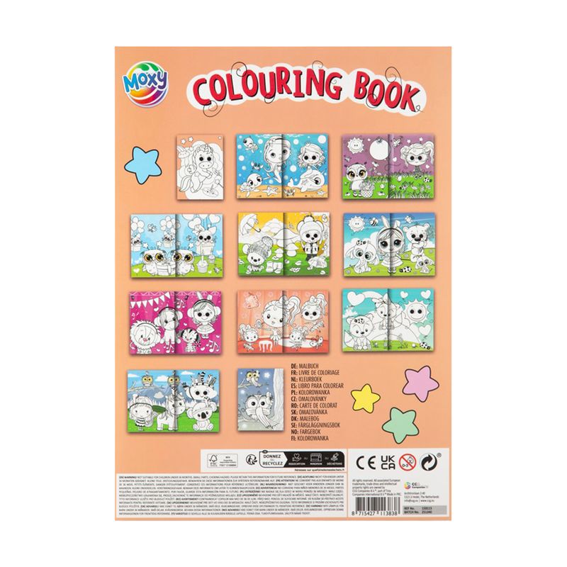 Krāsojamā grāmata "Kustīgas acis" 20 lpp.