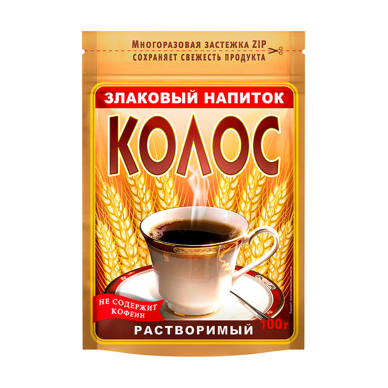 Šķīstošais graudaugu dzēriens no miežiem un rudziem Kolos,100 g