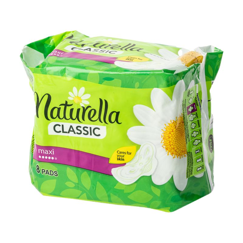 Higiēniskās paketes Naturella Classic Maxi, 8 gab.
