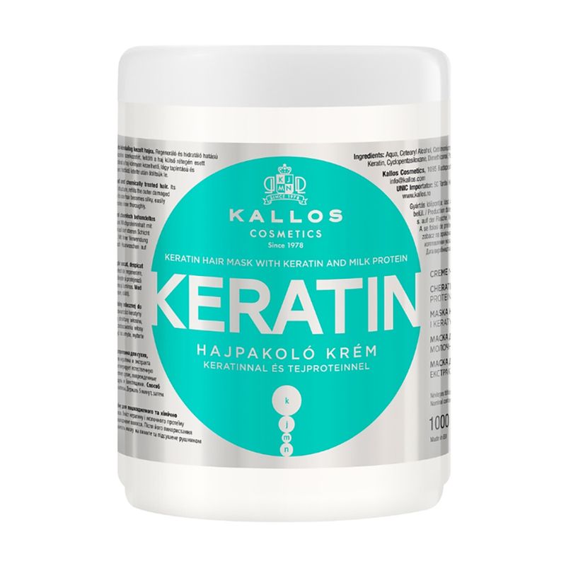 Matu maska Kallos, 1000 ml, dažādi veidi