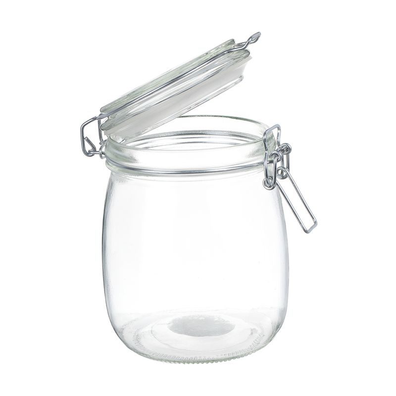 Stikla burka ar vāku hermētiska 850ml