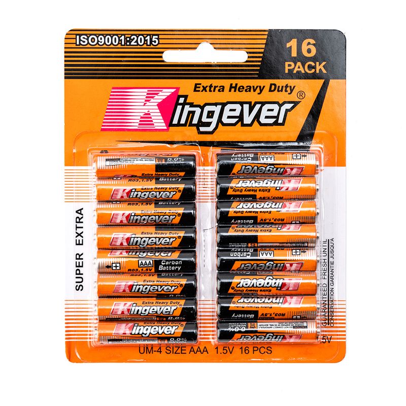 Kingever R03, AAA baterijas, 16 gab.