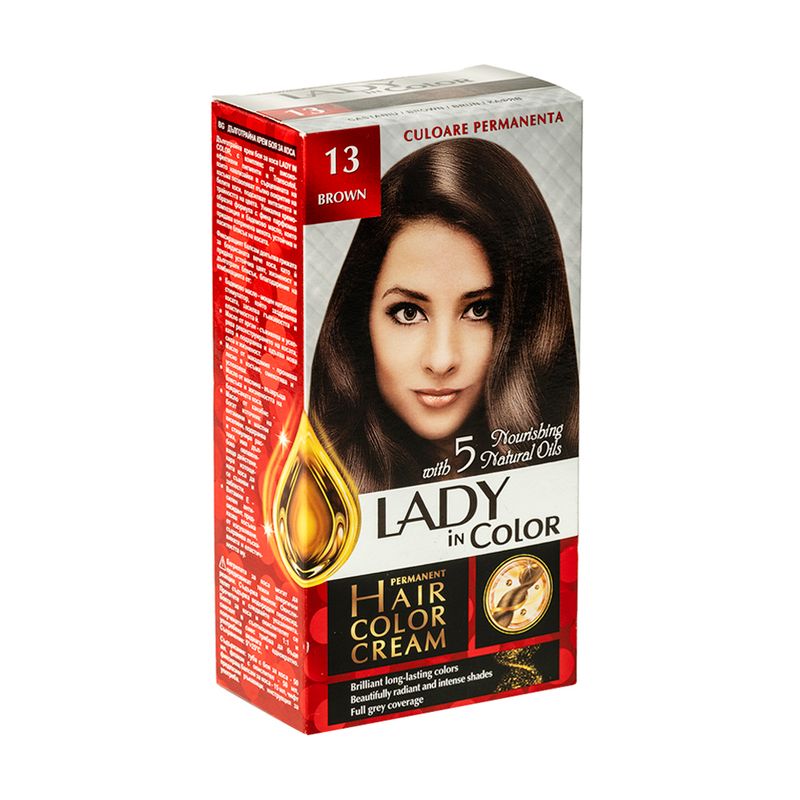 Matu krēmkrāsa, Lady in Color, dažādi veidi