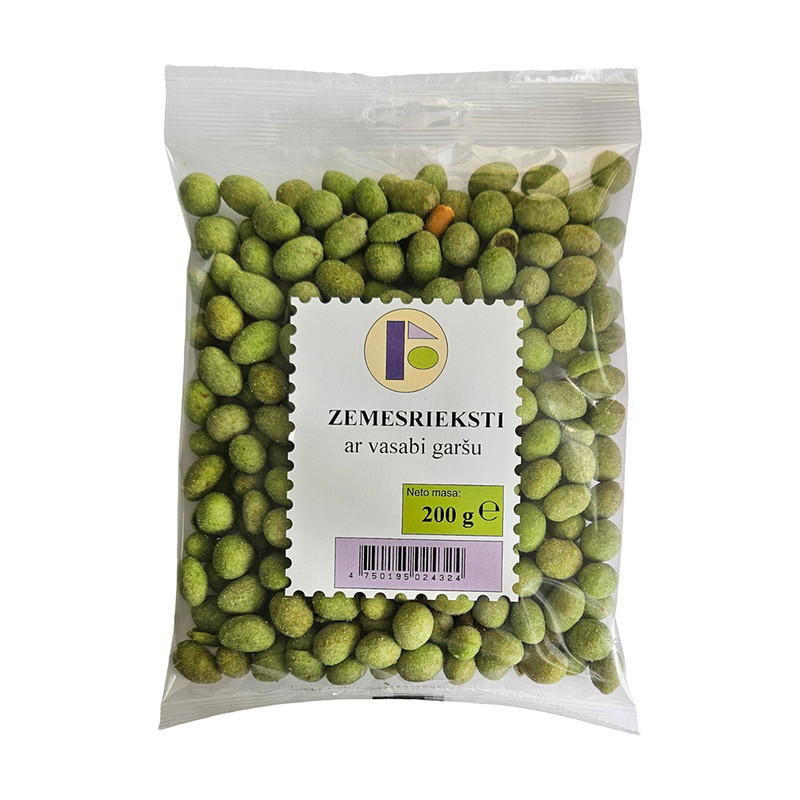 Zemesrieksti apvalkā BBQ/VASABI, 200 g sort