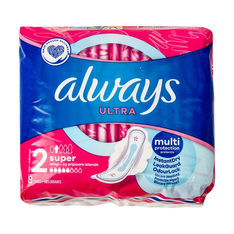 Higiēniskās paketes Always, Ultra Sensitive super plus, 10 gab.